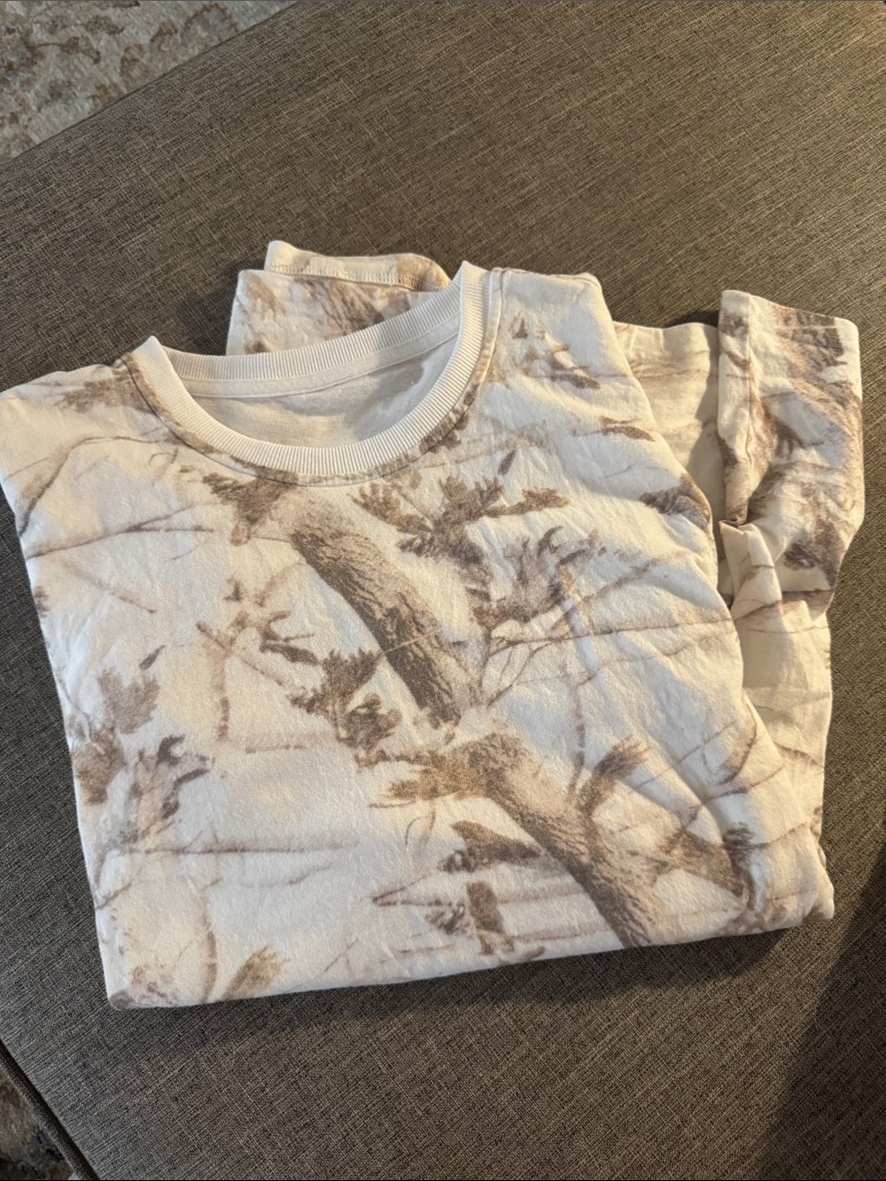 White Camo Comfrt Short Sleeve Tee
